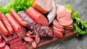 Processed and red meat