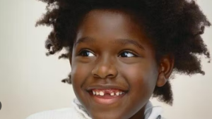 Child with loose tooth