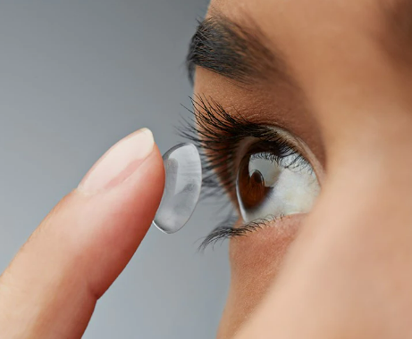 Bathing with, sleeping in contact lenses can result in infection, blindness