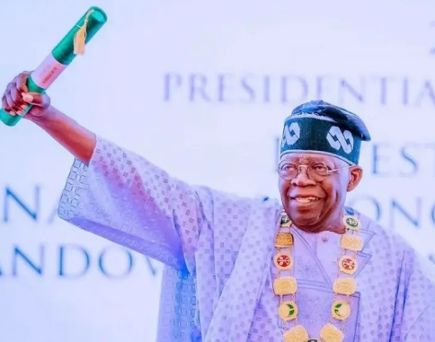 Nigerians on Twitter divided as Tinubu takes oath of office