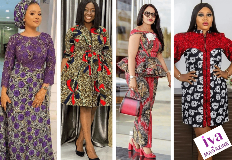 African fabric styles for senior ladies