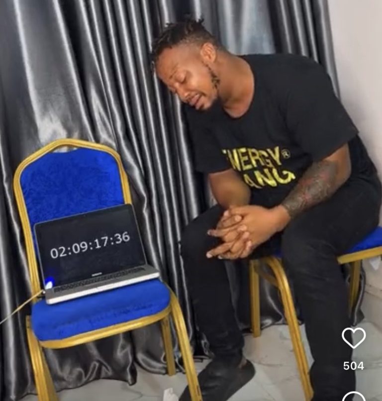 VIDEO: Man begins 100-hour crying marathon for Guinness Record