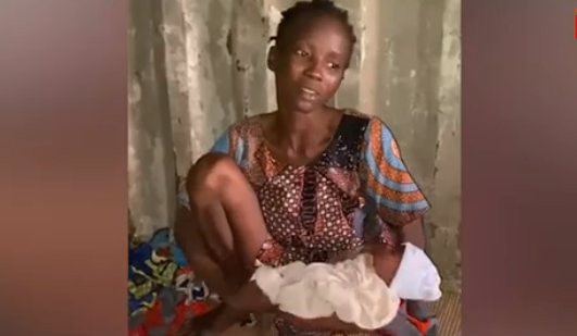 PHOTOS: I wasn’t impregnated by any man, says homeless woman who gave birth by roadside