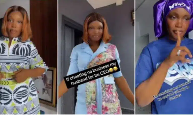 Woman drags spouse on Tik Tok, says ‘If cheating na business, my husband for be CEO’