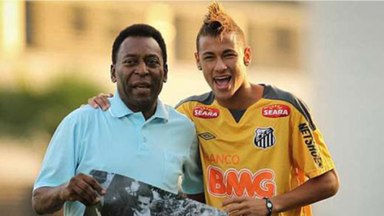 He is a very big idol, says coach as Neymar beats Pele’s record