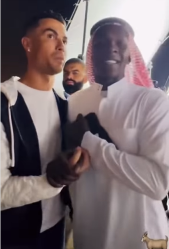 VIDEO: I didn’t know you’re this tall! Kickboxer Israel Adesanya tells Cristiano Ronaldo