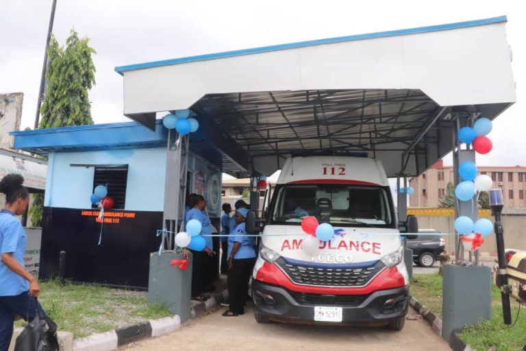 Lagos ambulance points wear new look