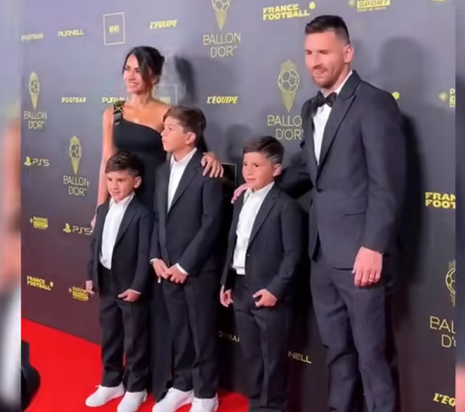 VIDEO: For Messi, Ballon d’Or 2023 is family affair!