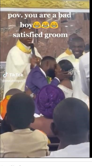 I thought you were a gentleman, priest tells groom. Here’s why