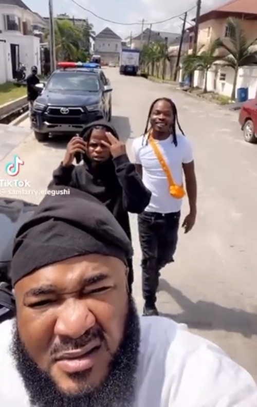 VIDEO: Twitter erupts as Naira Marley, others make public appearance