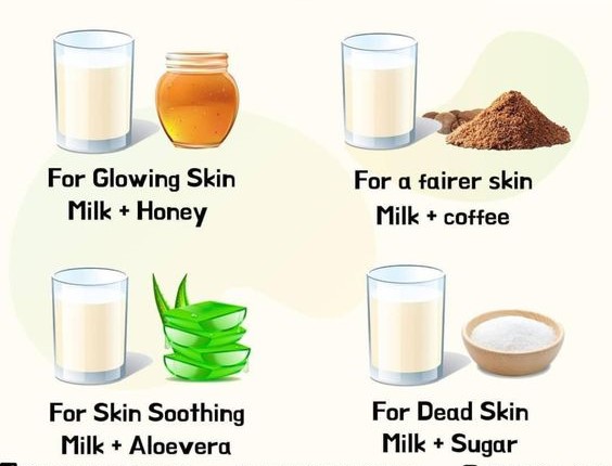 Feed your skin with milk and see how it feels!
