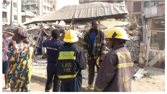 LASEMA confirms collapse of three-storey building in Lagos