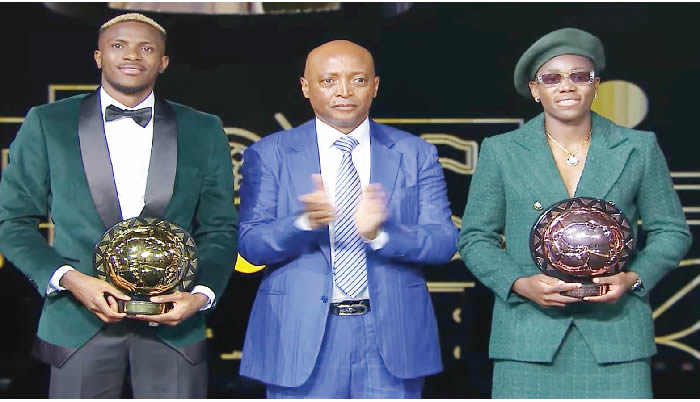 Nigeria makes history with Oshoala, Osimhen 2023 CAF awards!