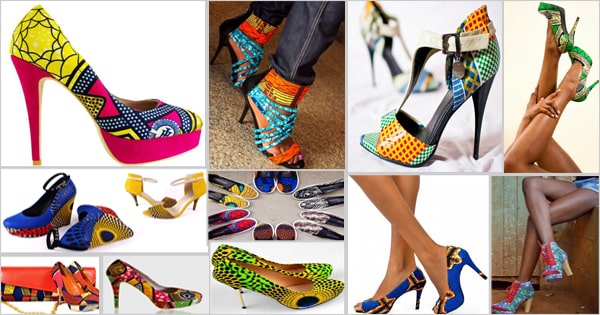 Rocking stylish African footwear
