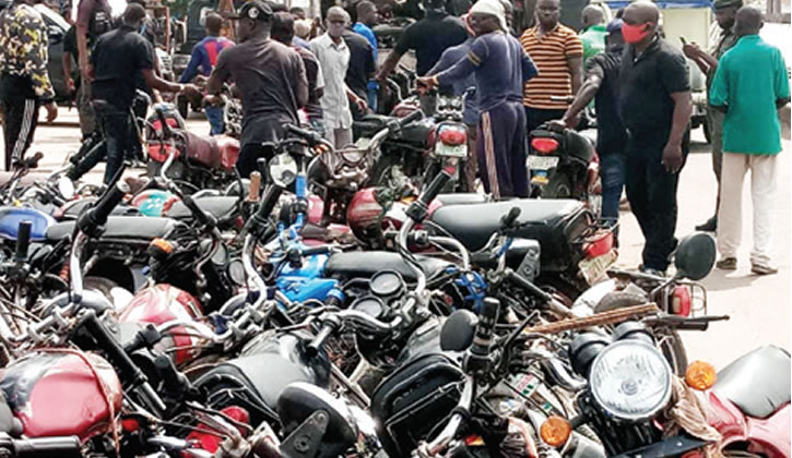 Lagos seizes 470 motorbikes in renewed clampdown