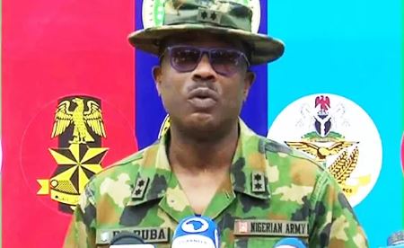 Our aim is to find, destroy terrorists everywhere -Maj-Gen Buba