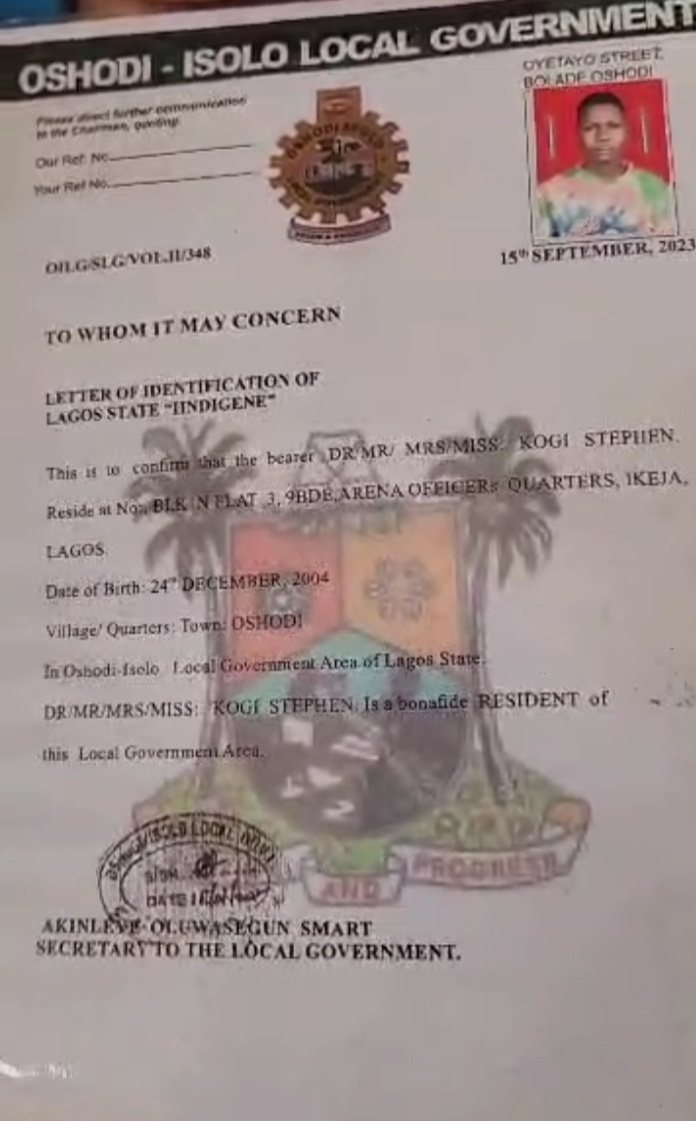 VIDEO: Oshodi-Isolo LG boss spits fire as persons allegedly from Kaduna  obtain Lagos indigeneship certificates - Iya Magazine