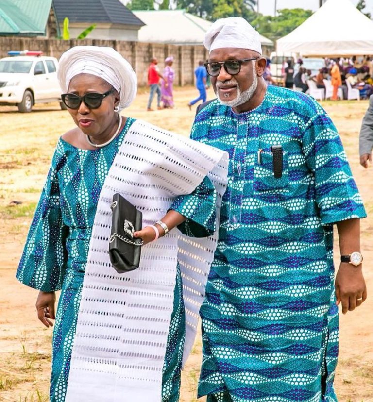 Betty Akeredolu’s tribute to late husband sets Internet abuzz