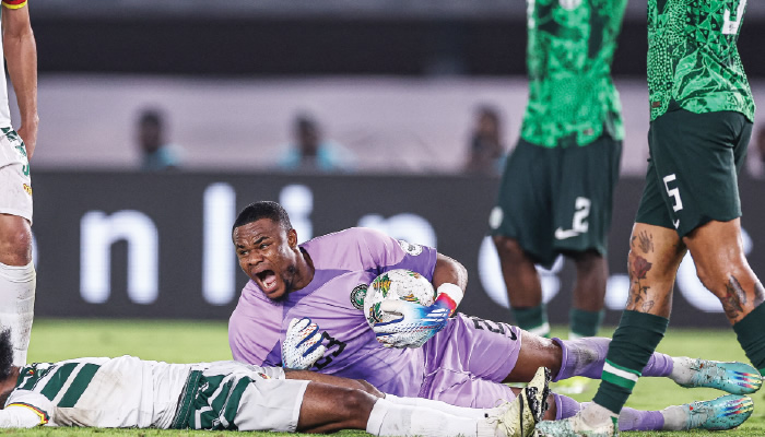 AFCON semis: Nwabali declared ‘Man of the Match’