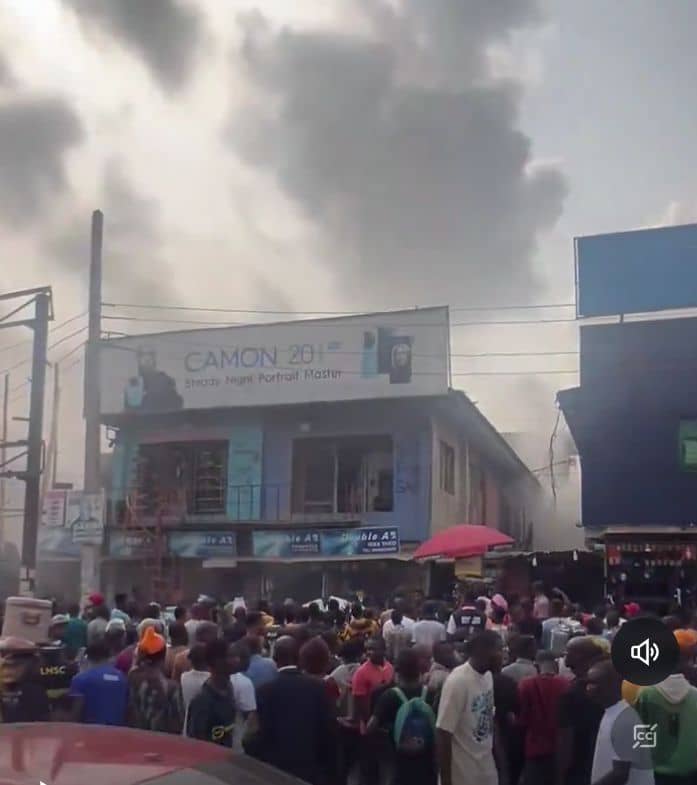 VIDEO: Fire guts shops in Computer Village