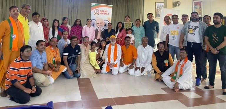 Indian professionals pray for Modi’s third term bid in Lagos