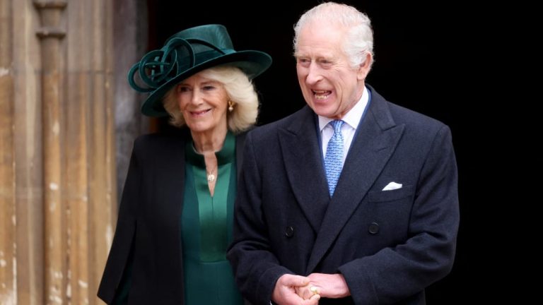 King Charles, Camilla attend Easter Sunday service
