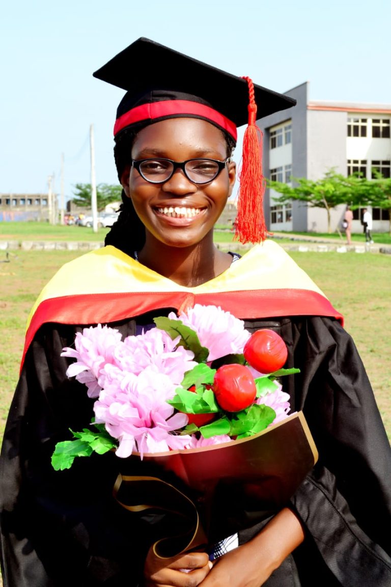 I rose from N15K monthly salary to owning cybercafé on campus -First-class graduate Rhoda Ojo