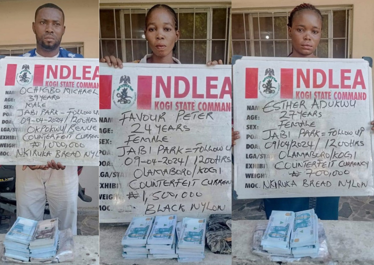 Pregnant woman, 2 others caught with N3.2m counterfeit money