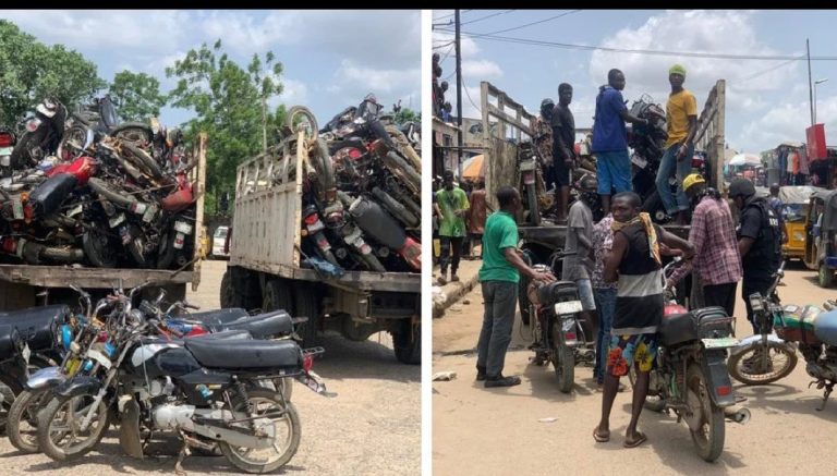 Police impound 85 motorcycles in Lagos in one day