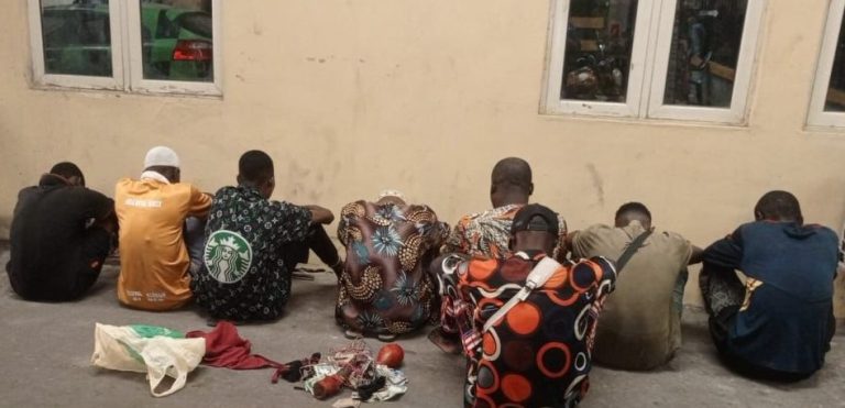 8 nabbed for building shrine on main road in Lagos