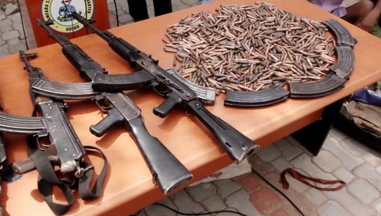 Police recover AK-49 rifles, other weapons in Delta community