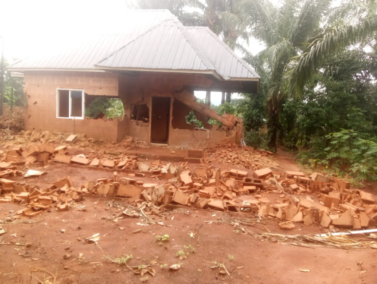 This is the sixth time hoodlums will be demolishing my house -67-year-old blind man rendered homeless in Enugu