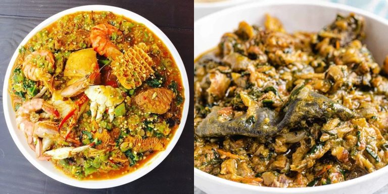 Eat your swallow with otong soup or fumbwa stew