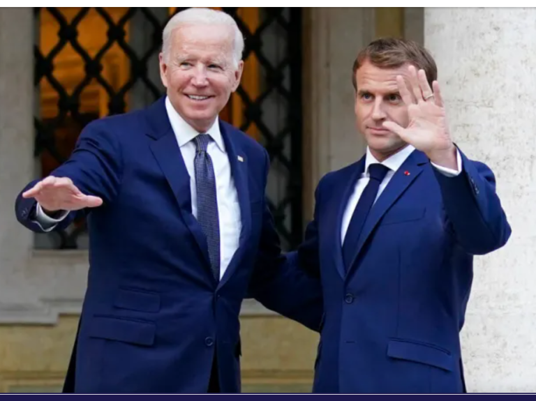 Macron receives Biden as state guest in Paris