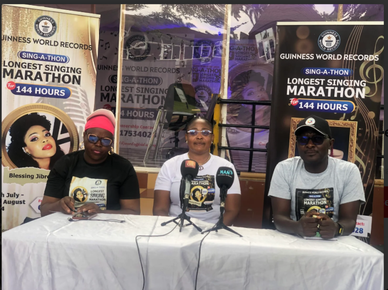 Nigeria’s Jibromah set for GWR in 144hrs singing marathon