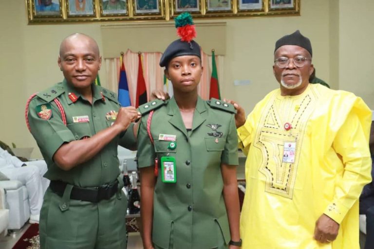First female soldier trained at Sandhurst, Oluchukwu Owowo, promoted as Lieutenant