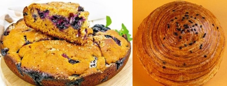 Indulge in flavourful spicy ripe plantain cake and Ghanaian sweet bread!