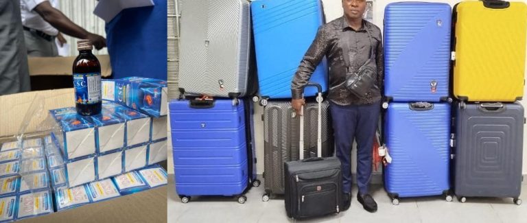 NDLEA intercepts 8 suitcases of Loud ‘imported’ from Canada, cartons of codeine syrup