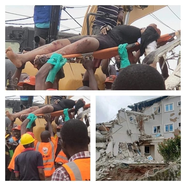 4 persons rescued from collapsed building in Abuja