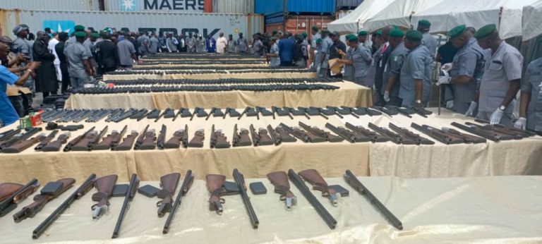 Customs intercepts 9 containers carrying arms, drugs in Rivers