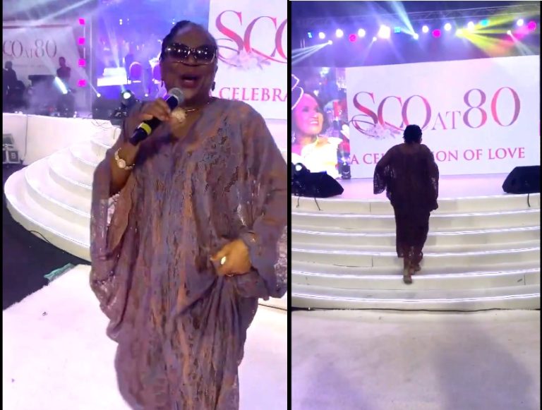 VIDEO: Onyeka Onwenu’s last performance at Emzor CEO Stella Okoli’s 80th birthday