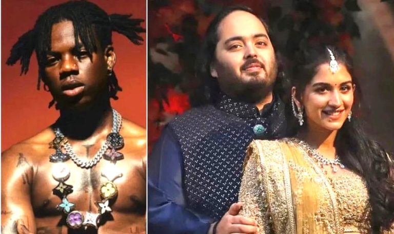 Rema arrives Mumbai for Indian billionaire heir Anant Ambani’s wedding