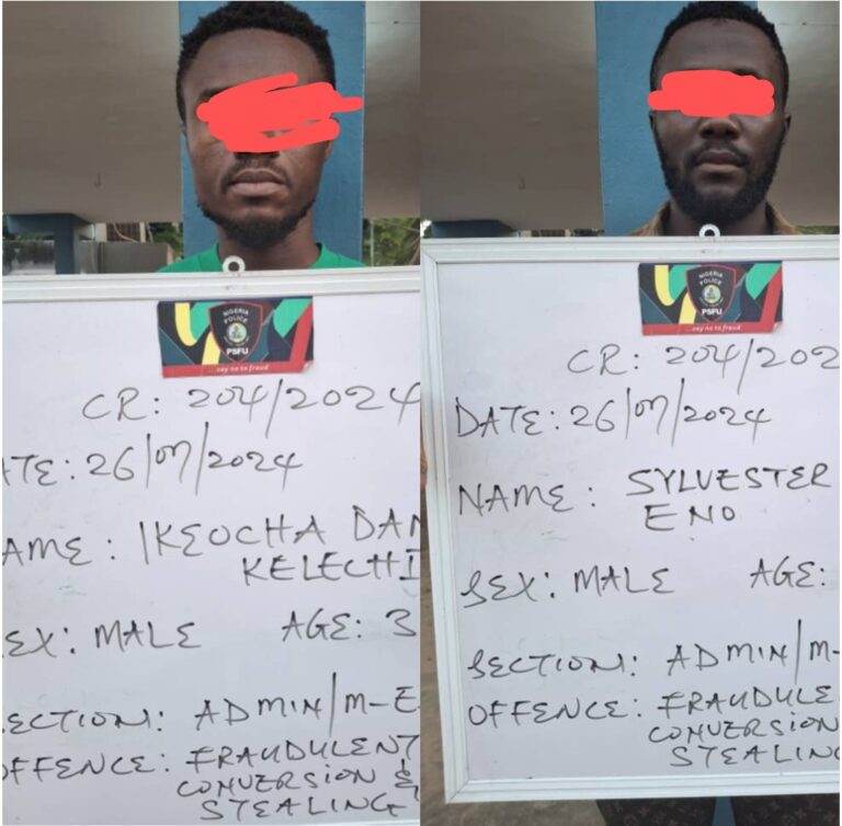 Two detained for alleged N613m fraud