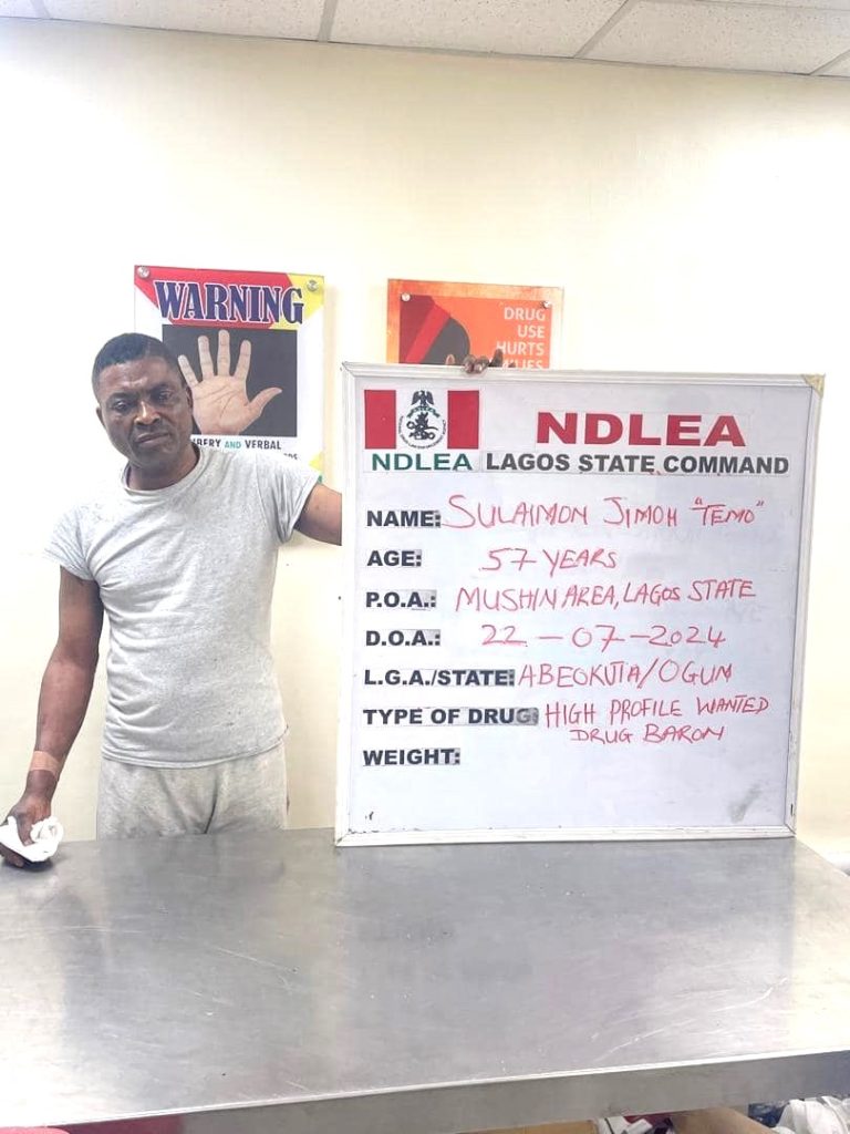 NDLEA nabs alleged head of Mushin drug cartel