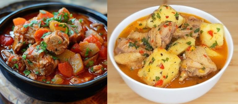 Warm up with turkey and yam pepper soup, pork stew delight