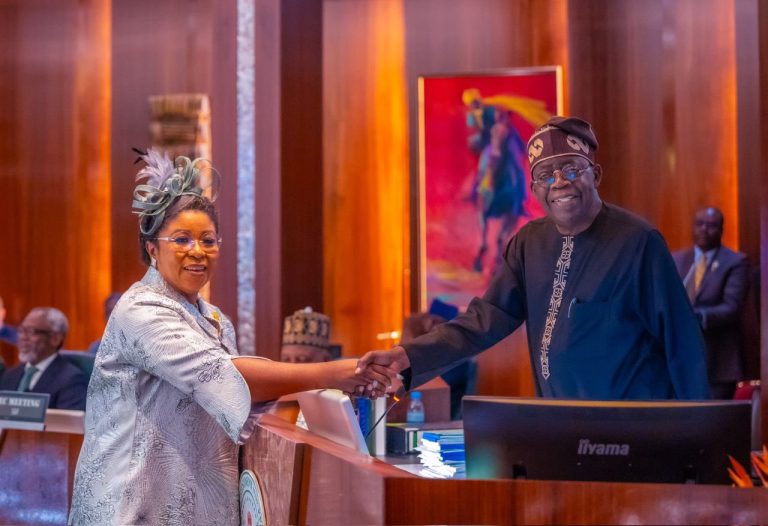 Tinubu swears in new HoS Esther Didi Walson-Jack