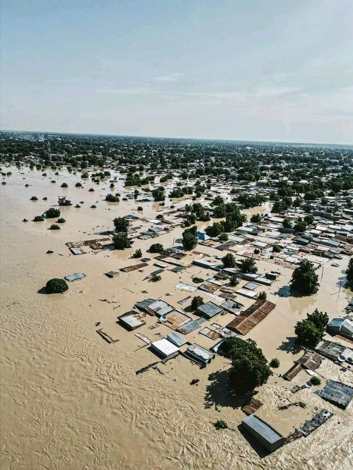 Flood: VP Shettima visits Maiduguri, donates 50 trucks of rice