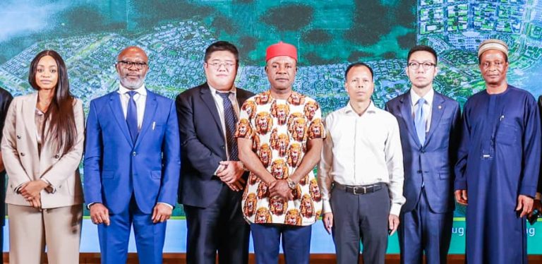 Mbah unveils New Enugu City at Guangzhou roadshow