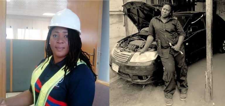 As a child, I loved fixing gadgets instead of playing with dolls -Nigeria’s first female mechanic Sandra Aguebor