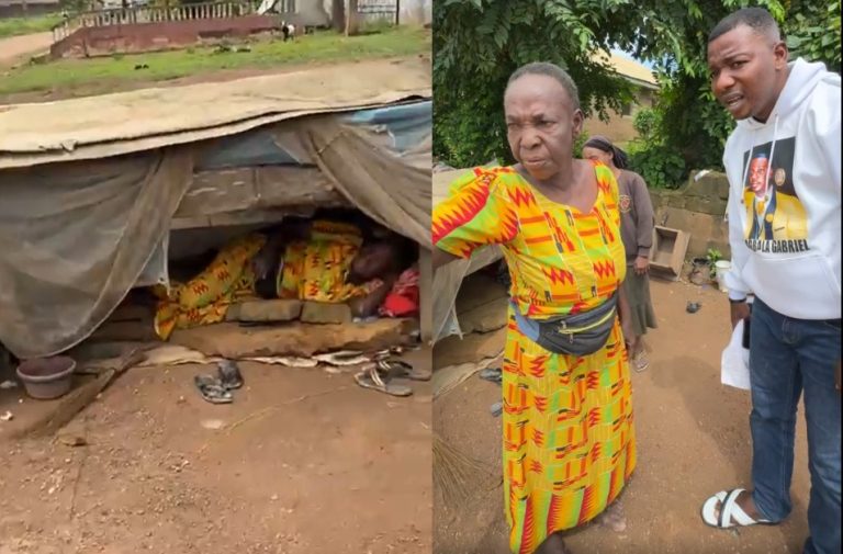 VIDEO: Agbala Gabriel founder rescues destitute widow’s family in Ibadan